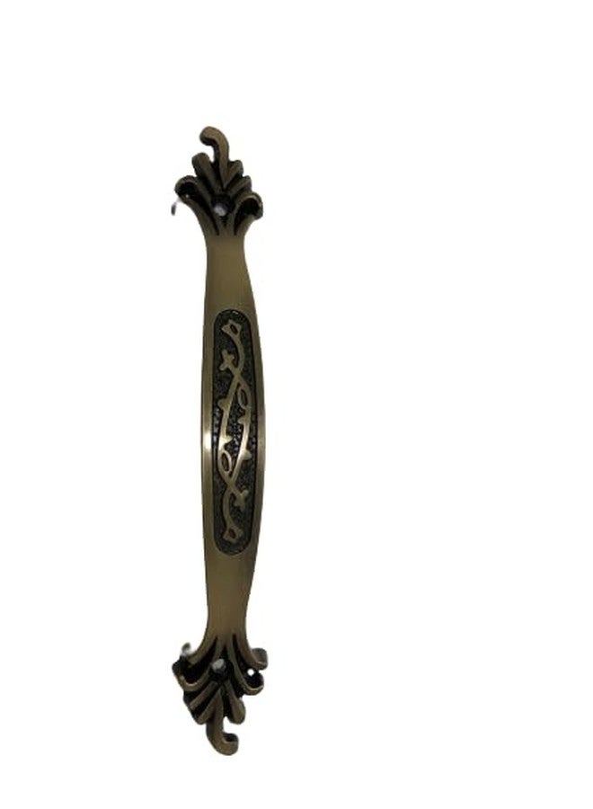 ARSALAN Shoppe Brass and ZINC ANTIUQE Finish Cabinet Door Handles with Front Screw Hole (8 INCH, 4) - Image 2